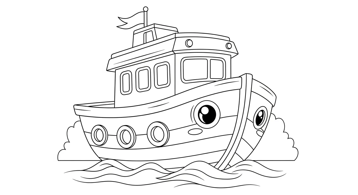 Boats Coloring Pages – 024