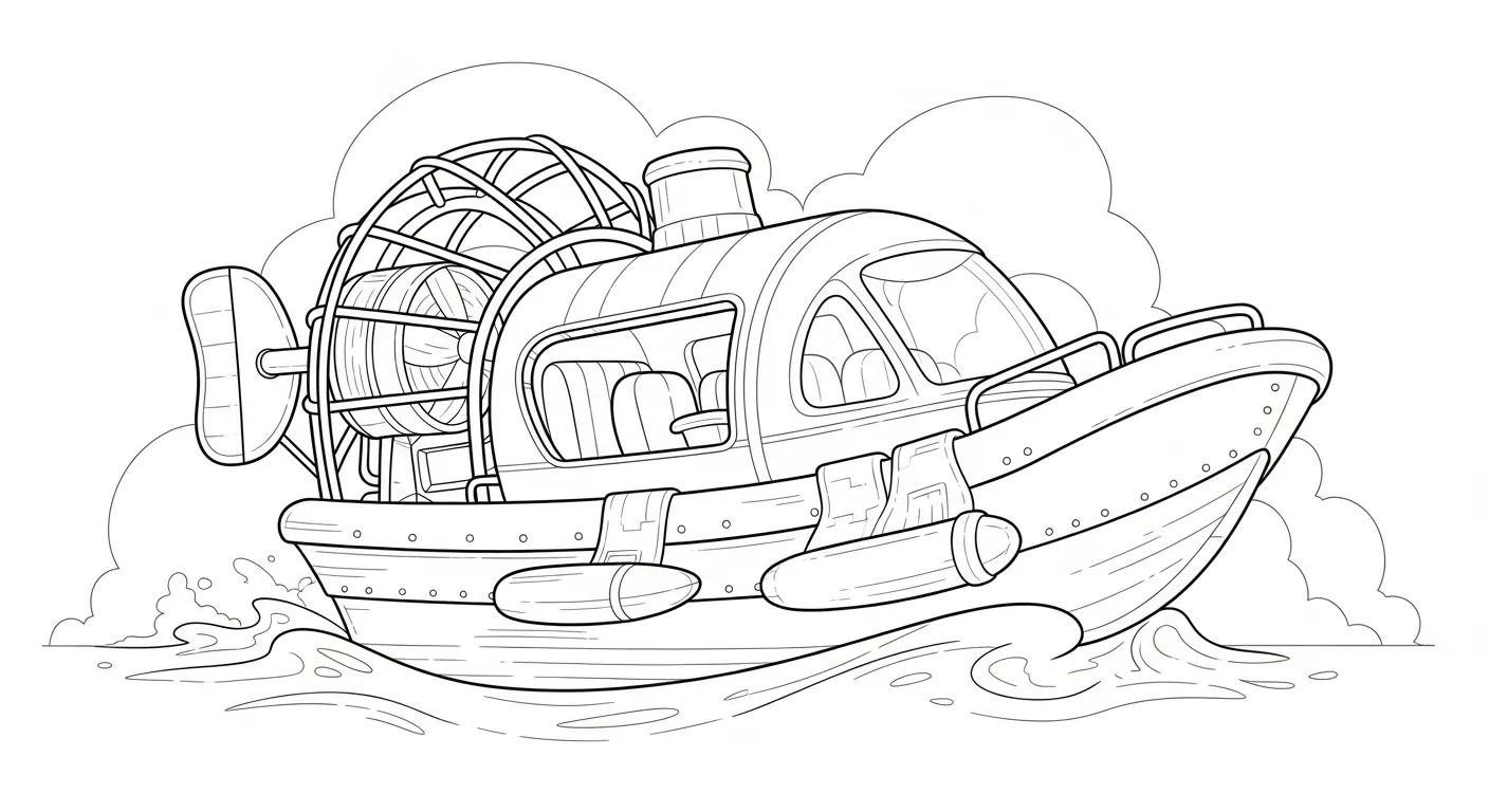 Boats Coloring Pages – 034