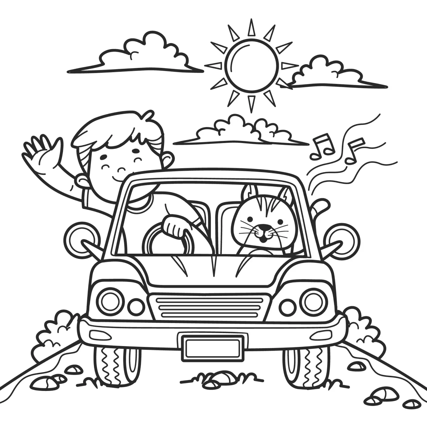 Boys Coloring Pages – 009