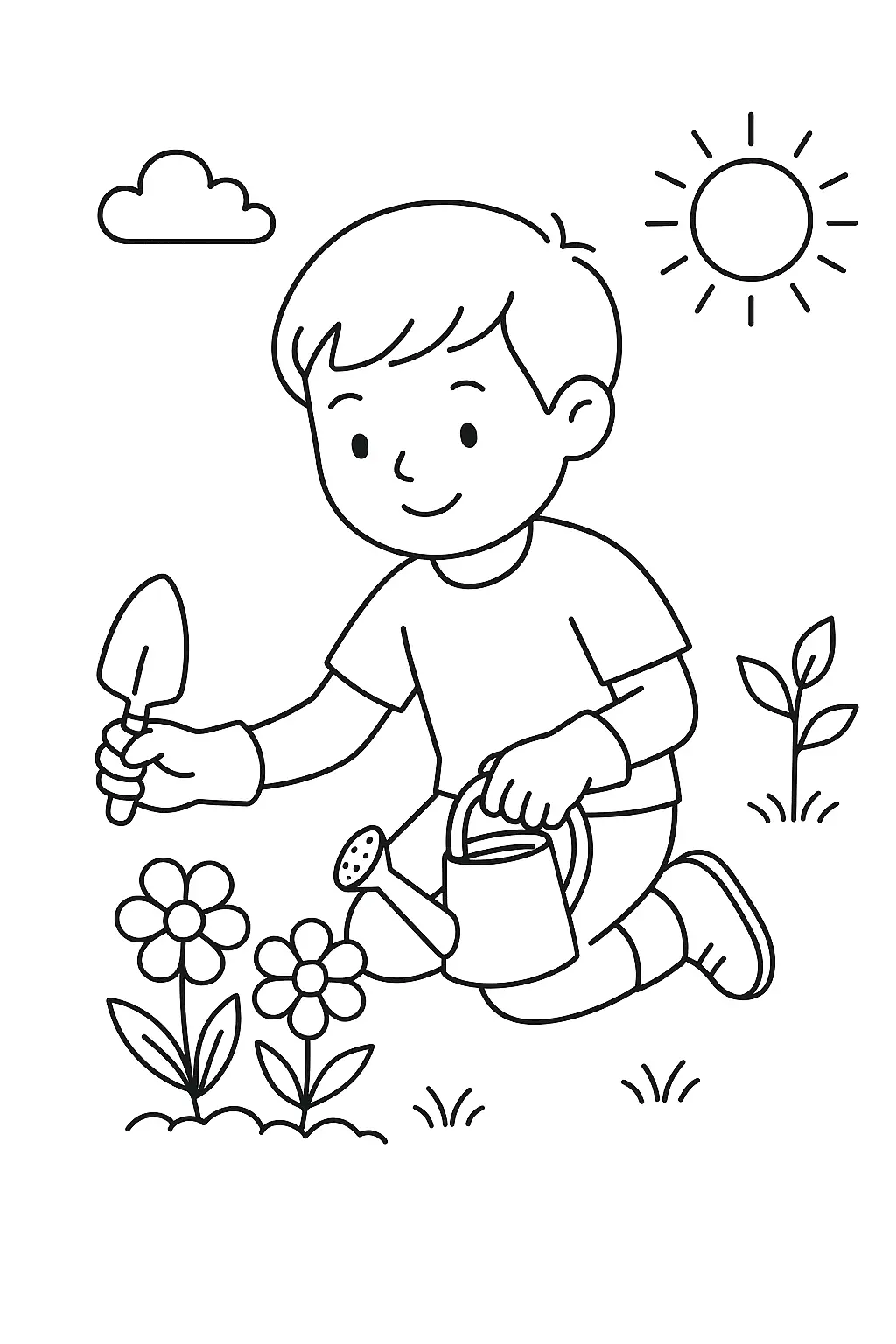 Boys Coloring Pages – 022