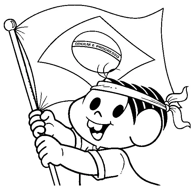 Brazil Flag Coloring Pages – 005