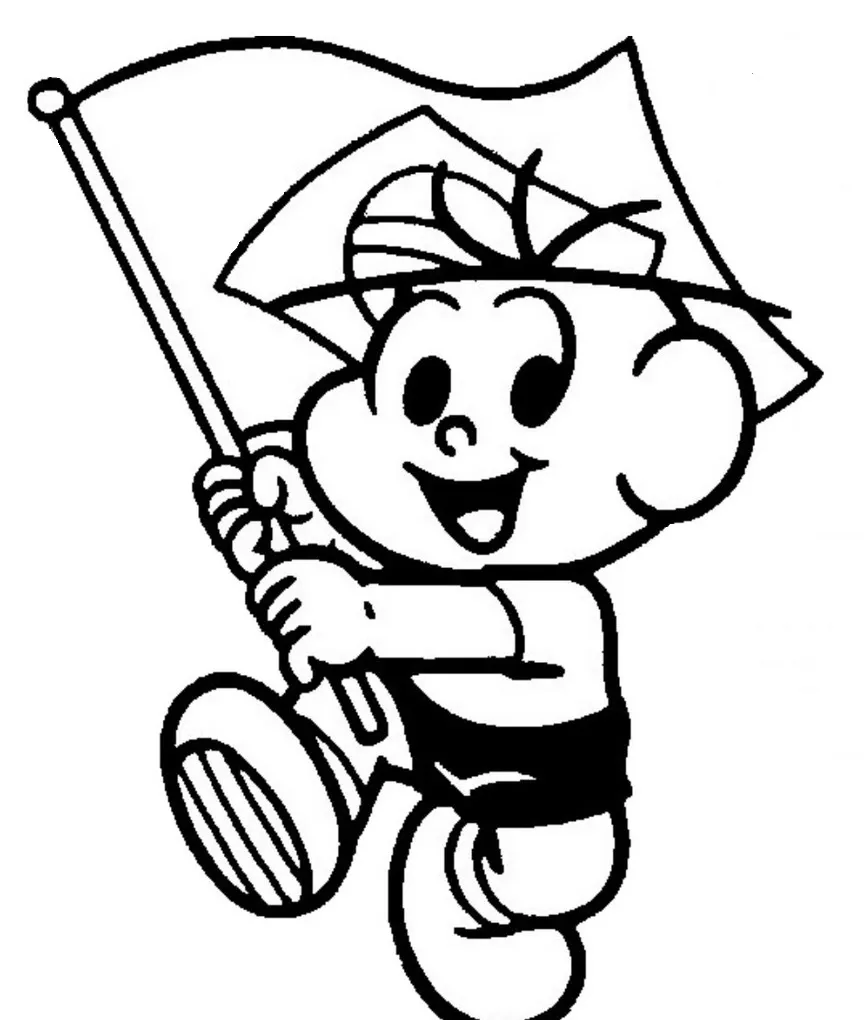 Brazil Flag Coloring Pages – 007