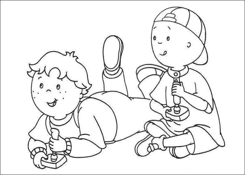 Caillou Coloring Pages – 004