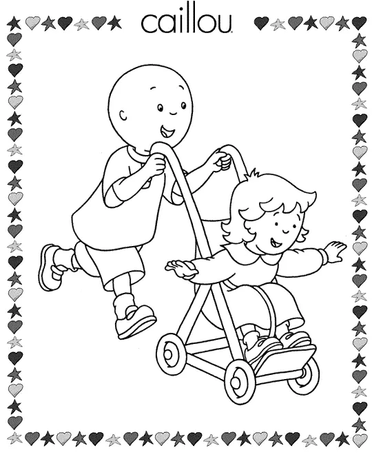 Caillou Coloring Pages – 005