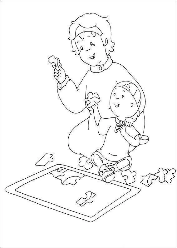 Caillou Coloring Pages – 016