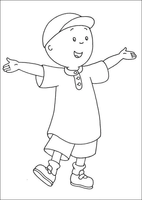 Caillou Coloring Pages – 018