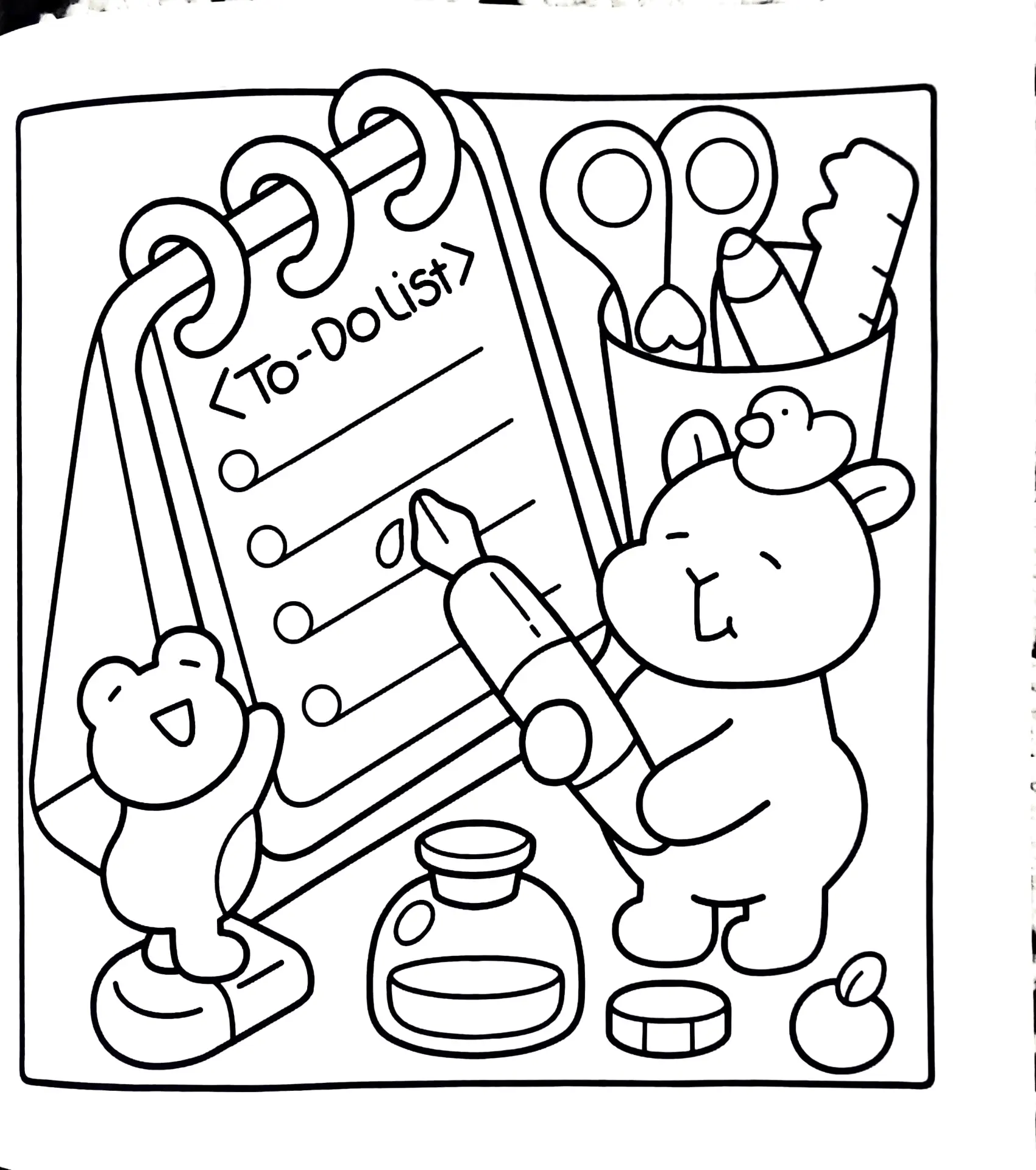 Capybara Coloring Pages – 040
