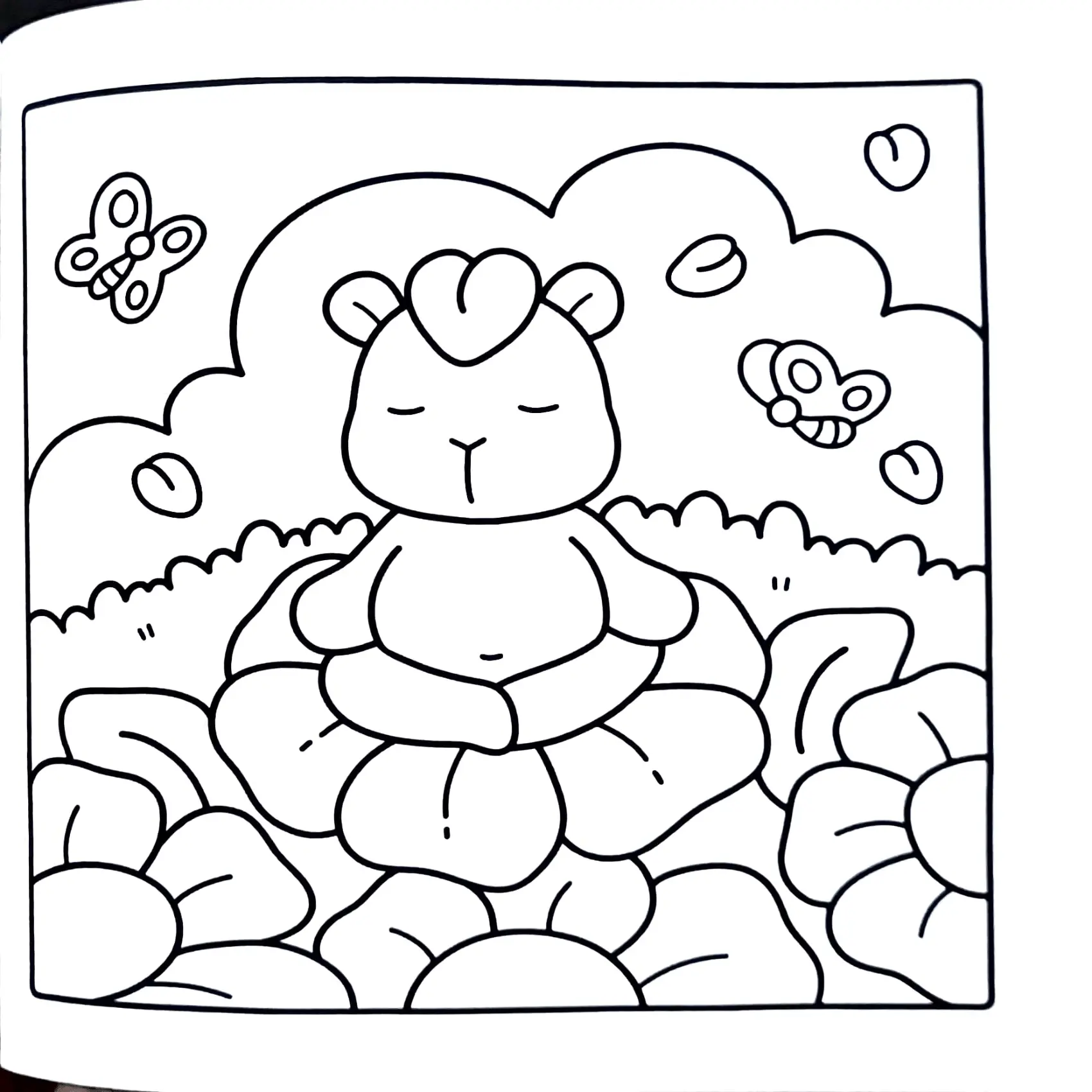 Capybara Coloring Pages – 059