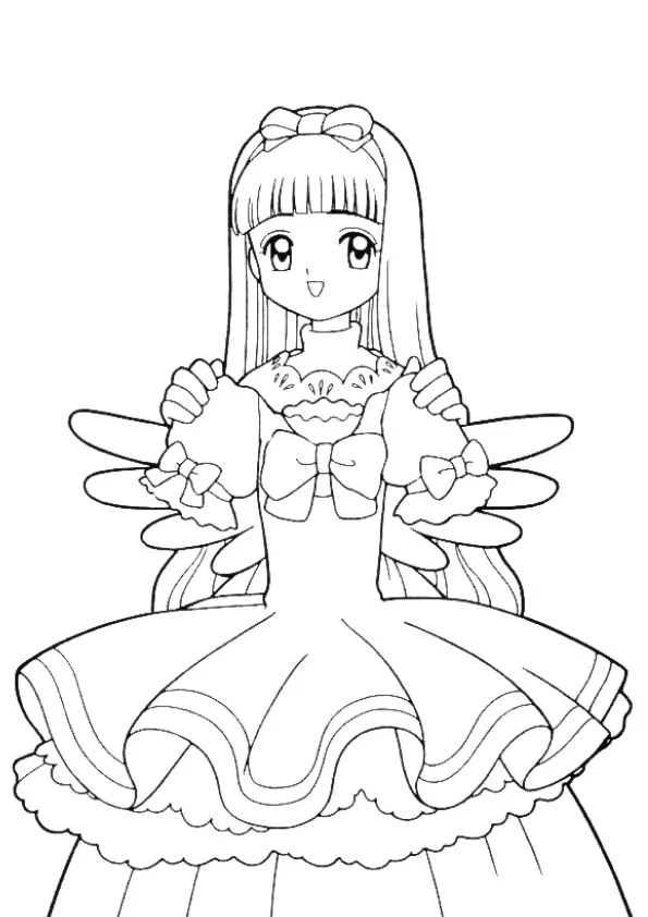 Cardcaptor Sakura Coloring Pages – 007