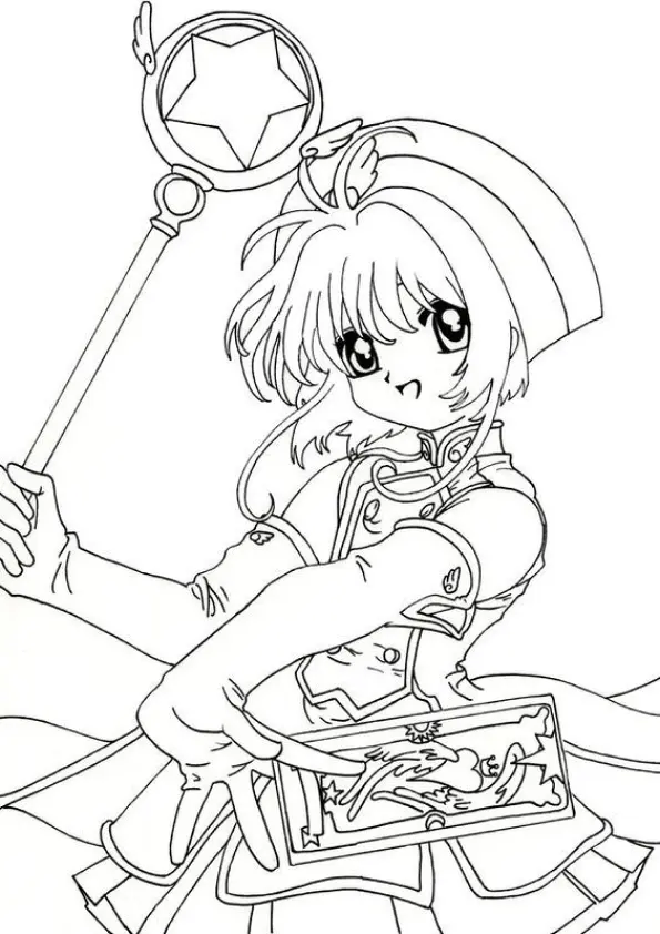 Cardcaptor Sakura Coloring Pages – 011