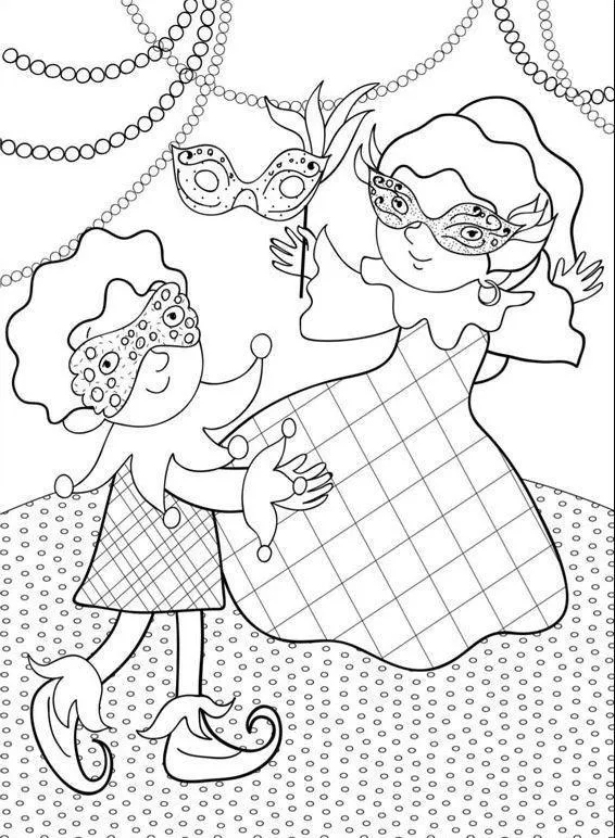 Carnival Coloring Pages – 004