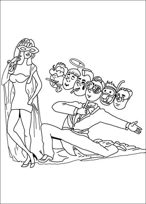 Carnival Coloring Pages – 011