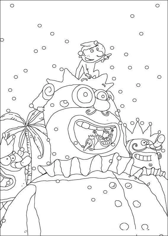 Carnival Coloring Pages – 012