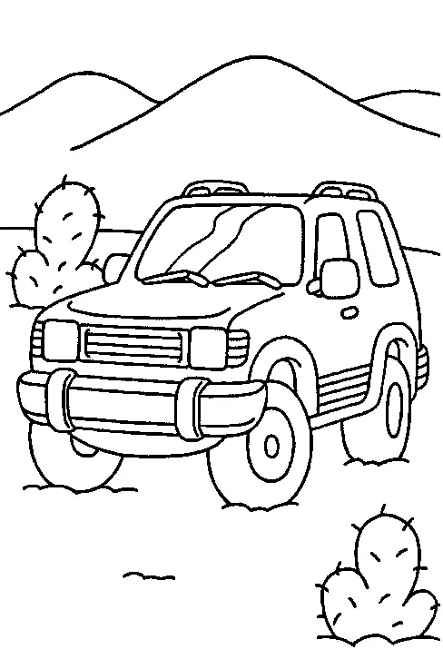 Cars Coloring Pages – 003