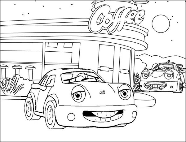 Cars Coloring Pages – 014