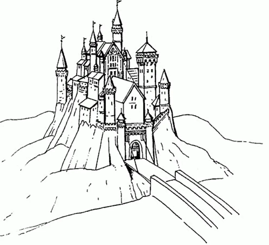 Castles Coloring Pages – 006