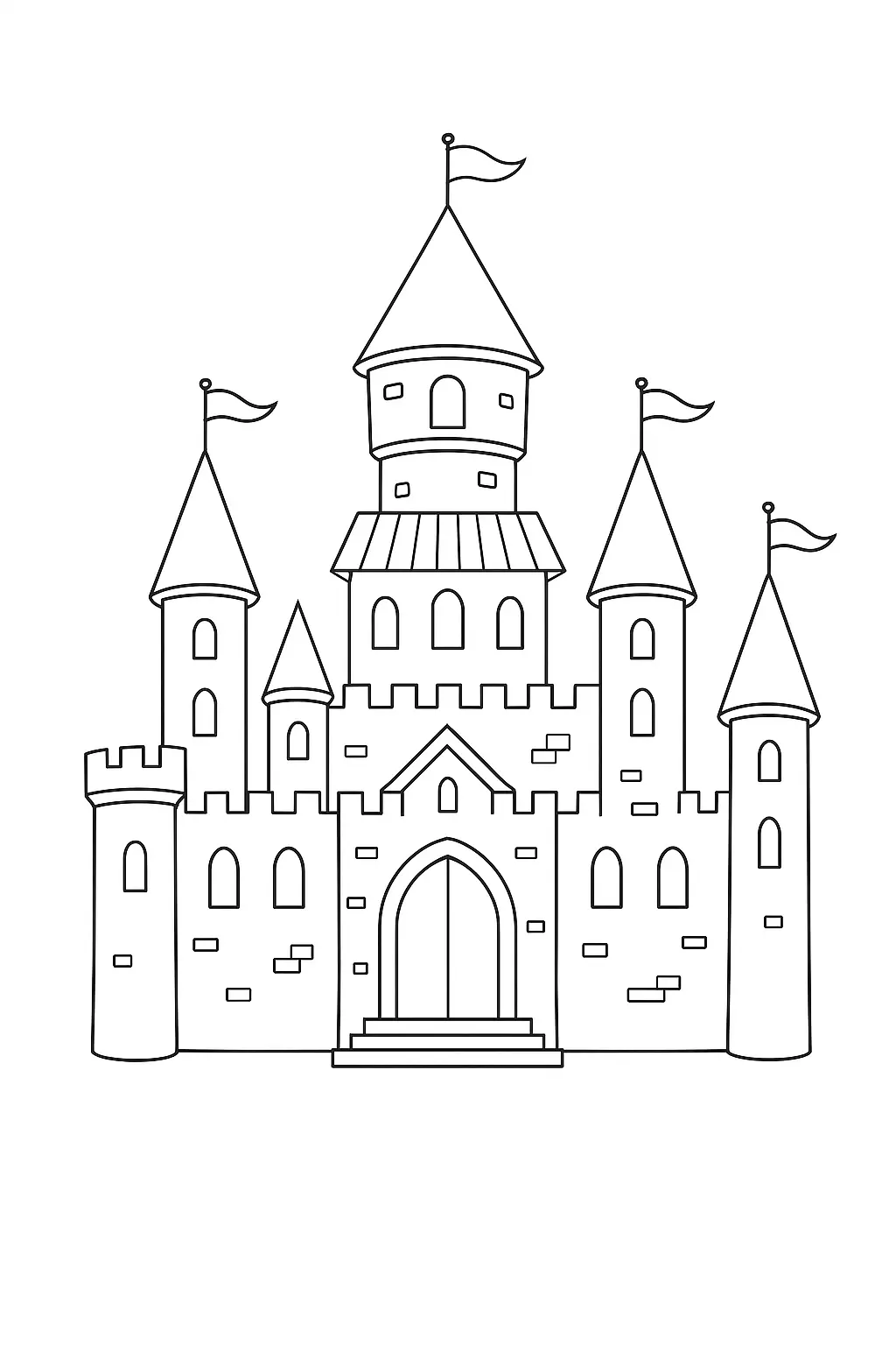 Castles Coloring Pages – 021