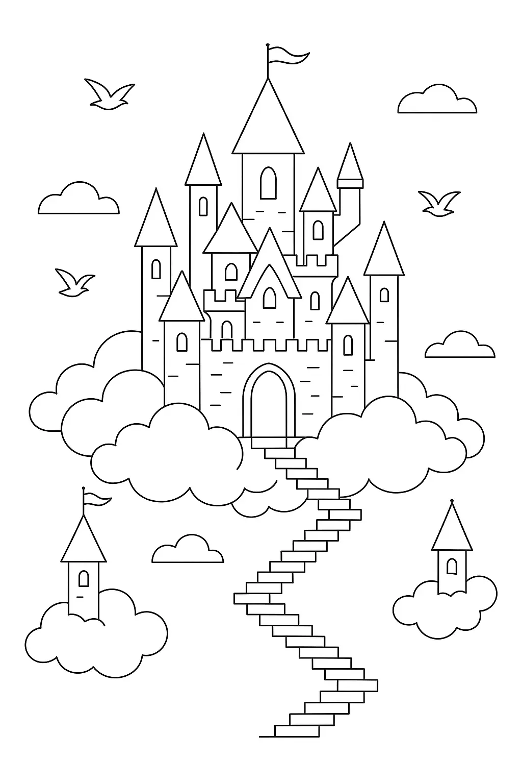 Castles Coloring Pages – 022