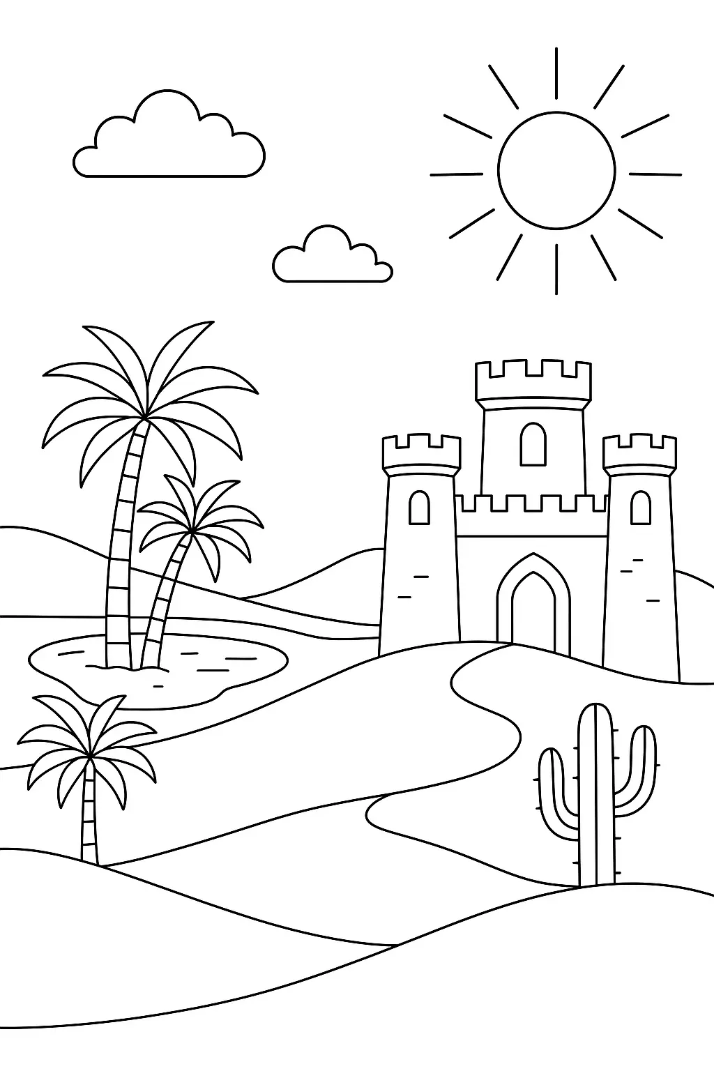 Castles Coloring Pages – 031