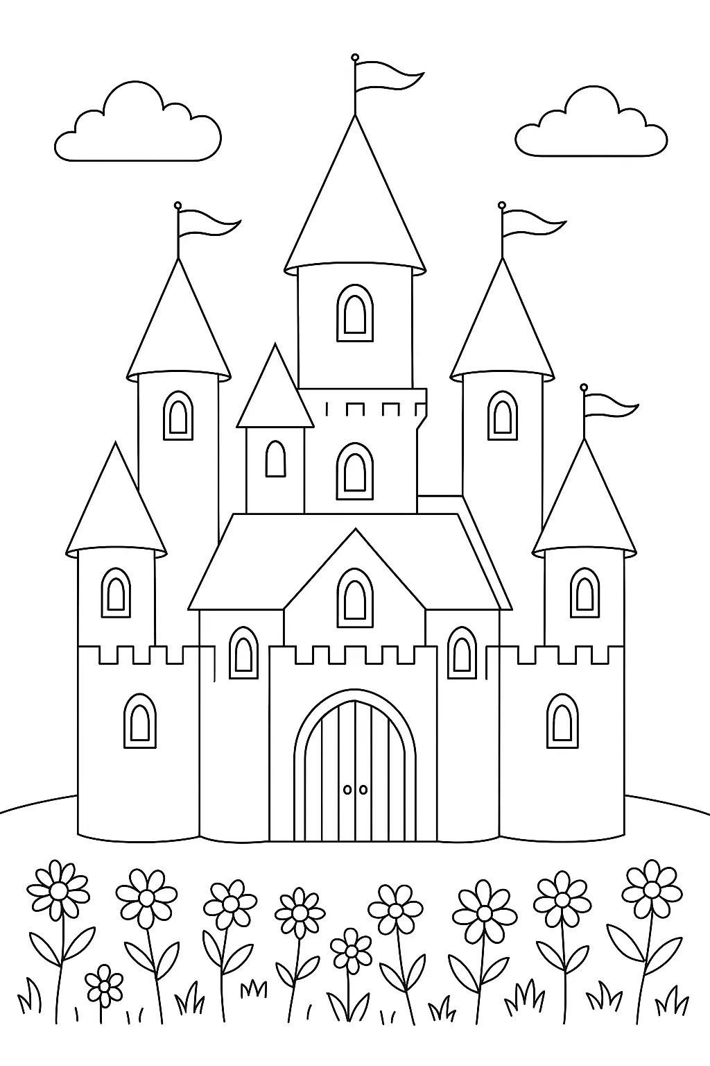 Castles Coloring Pages – 032