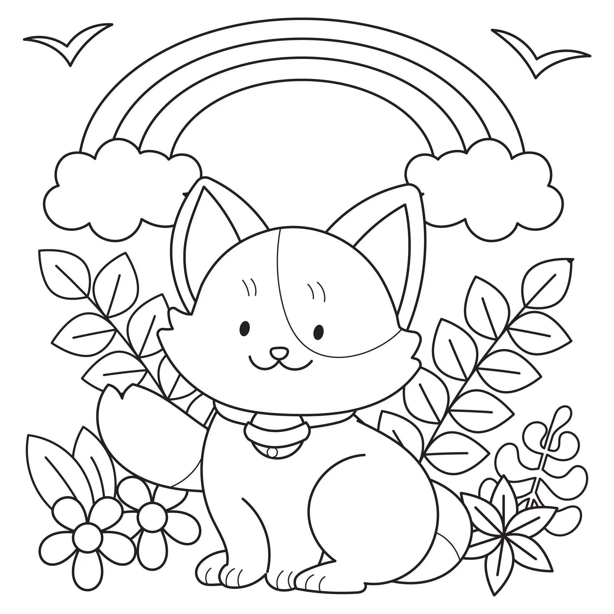 Cats Coloring Pages – 004