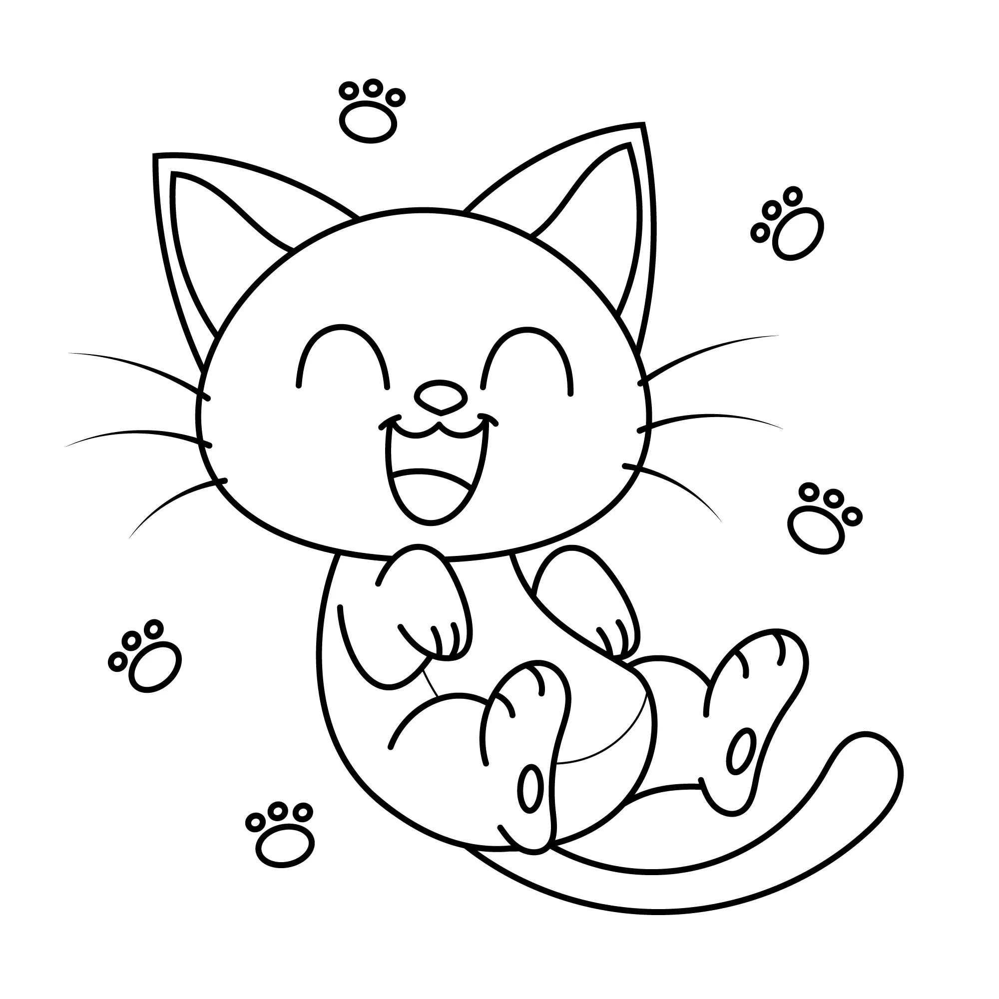 Cats Coloring Pages – 005