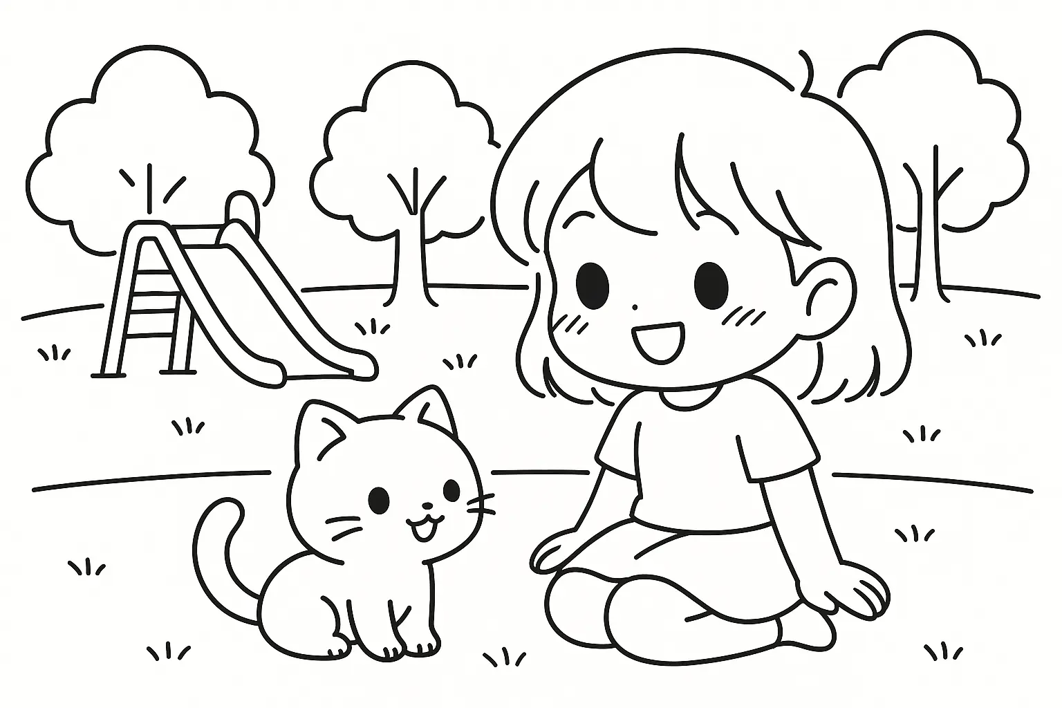 Cats Coloring Pages – 022