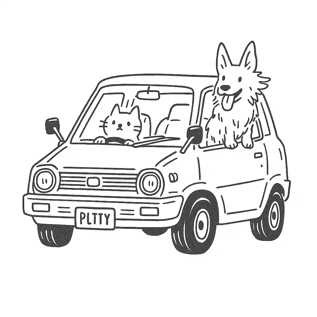 Cats Coloring Pages – 028