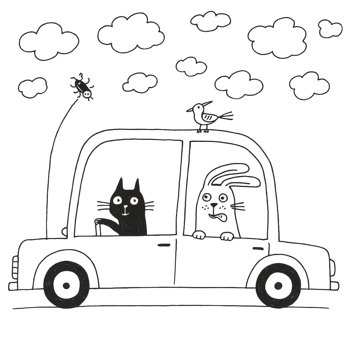 Cats Coloring Pages – 029