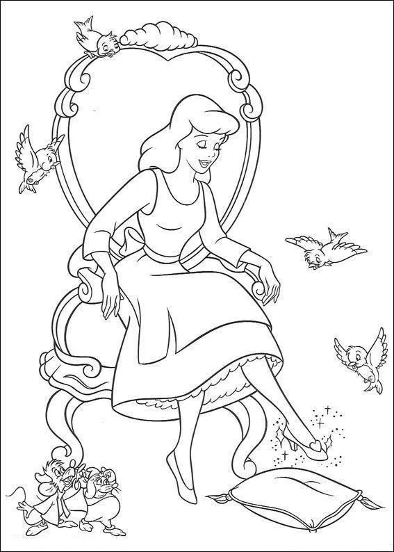 Cinderella Coloring Pages – 009