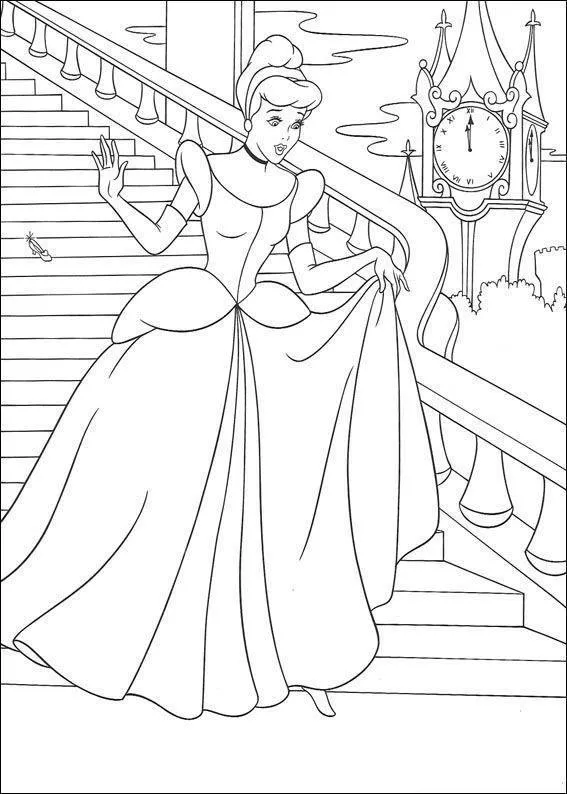 Cinderella Coloring Pages – 010