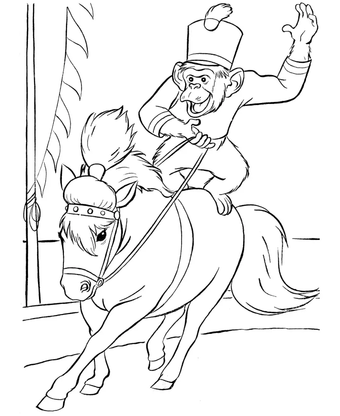 Circus Coloring Pages – 034