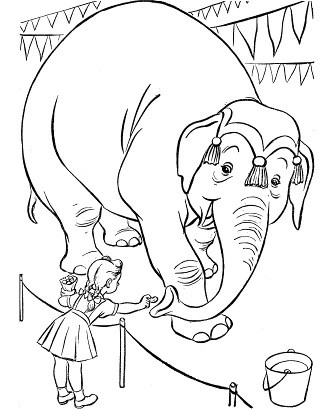 Circus Coloring Pages – 036