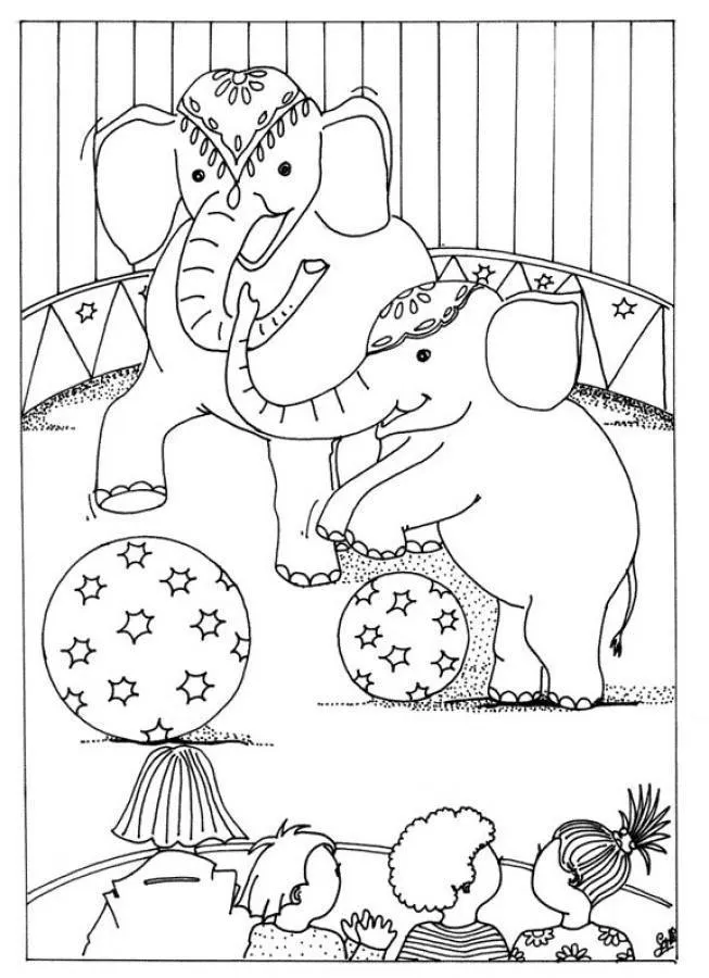 Circus Coloring Pages – 040
