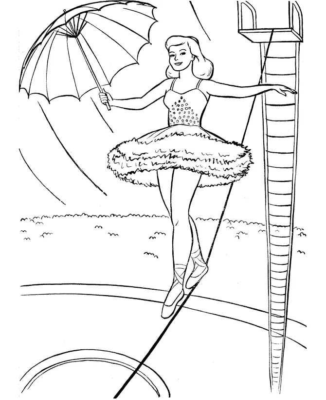 Circus Coloring Pages – 041