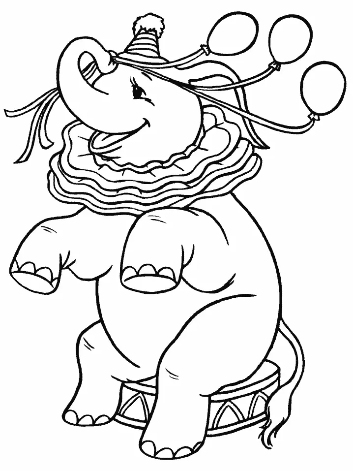 Circus Coloring Pages – 042