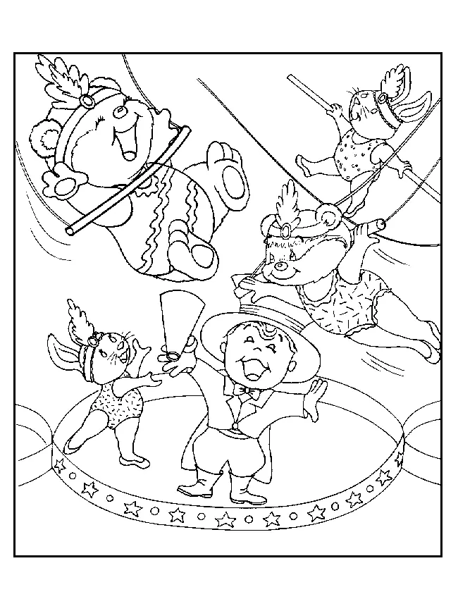 Circus Coloring Pages – 044