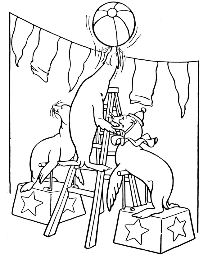 Circus Coloring Pages – 050