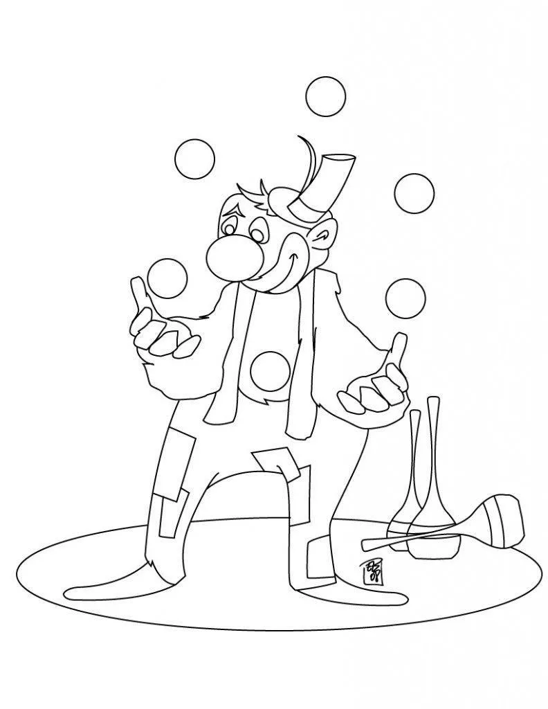 Circus Coloring Pages – 053