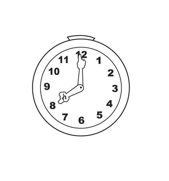 Clocks Coloring Pages – 009