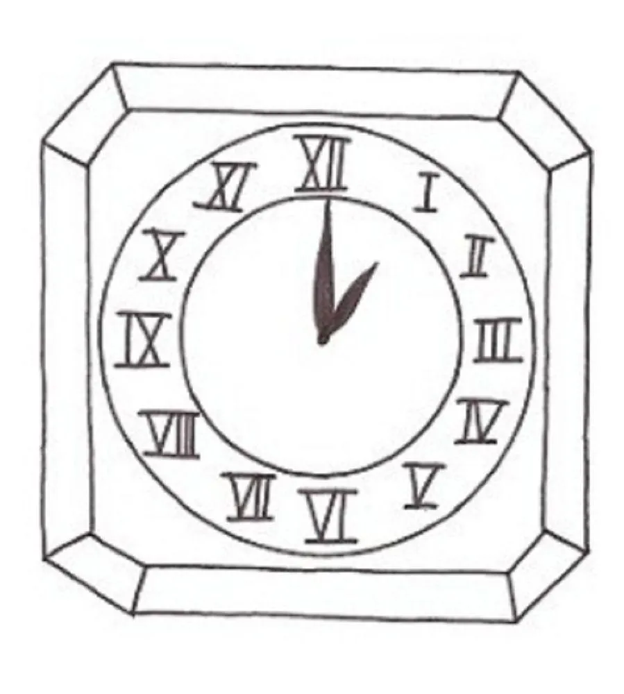 Clocks Coloring Pages – 013