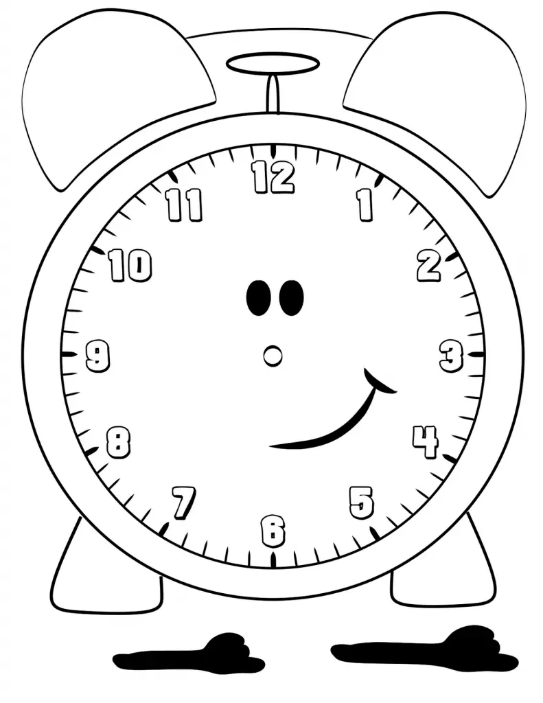Clocks Coloring Pages – 015