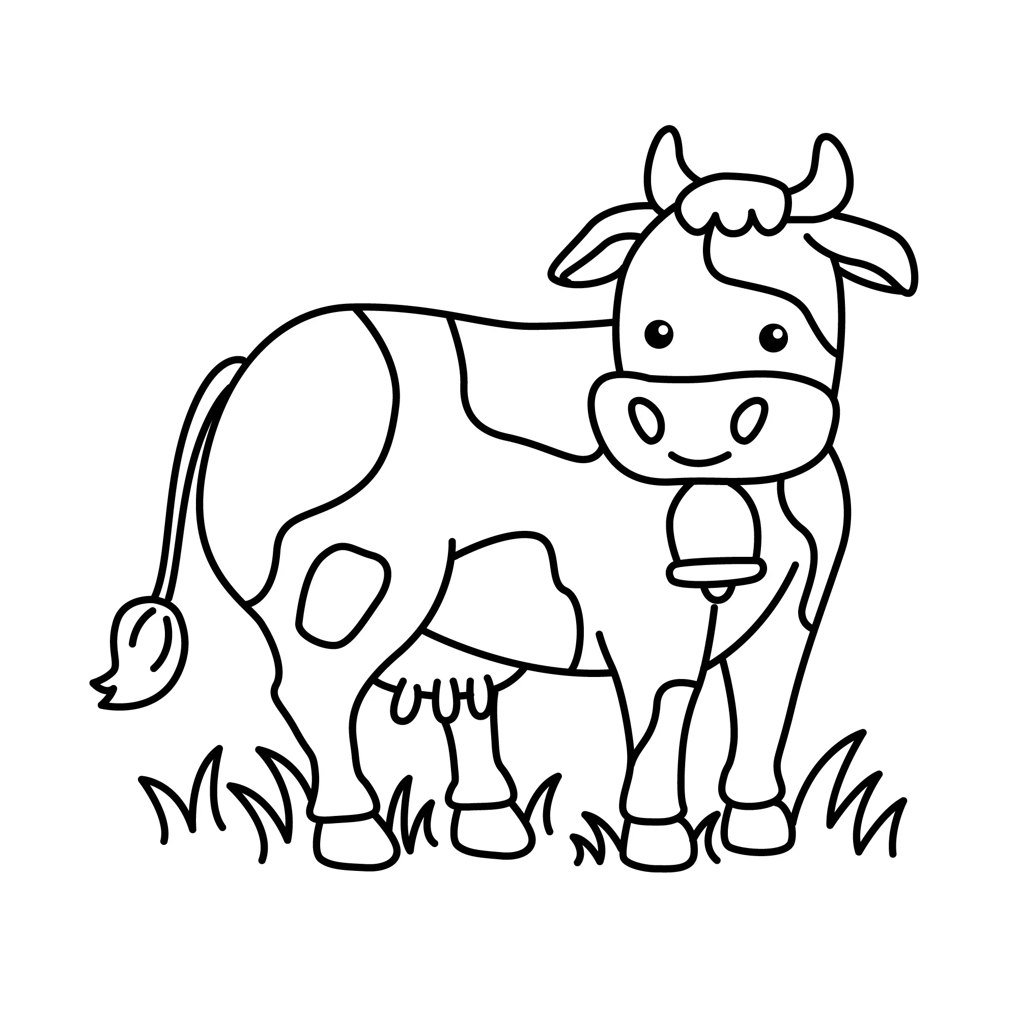 Cows Coloring Pages – 019