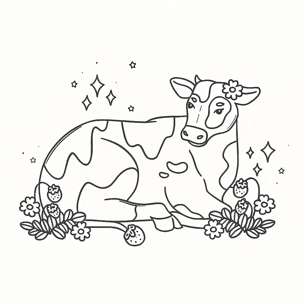 Cows Coloring Pages – 031