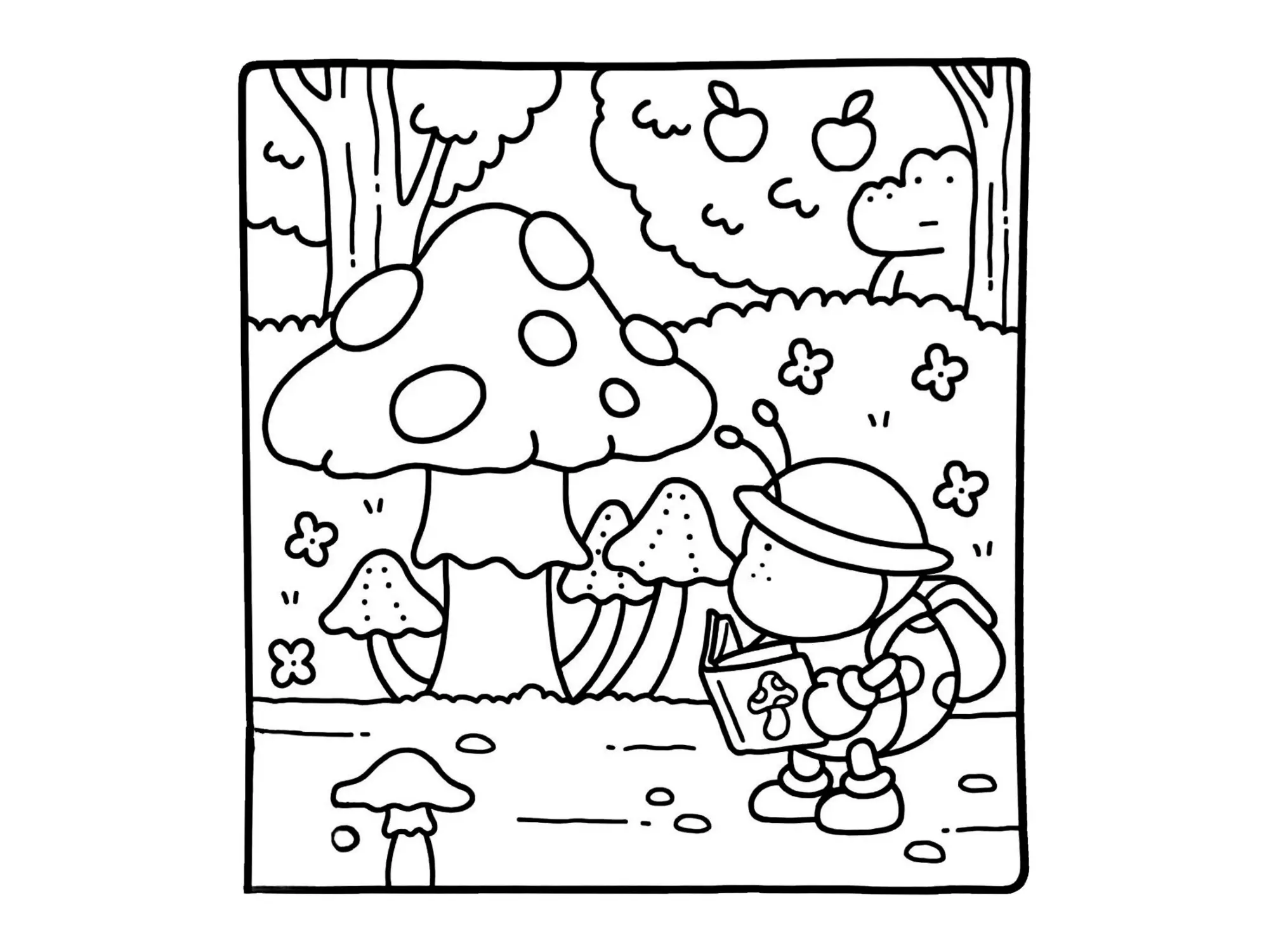 Cozy Friends Coloring Pages – 020