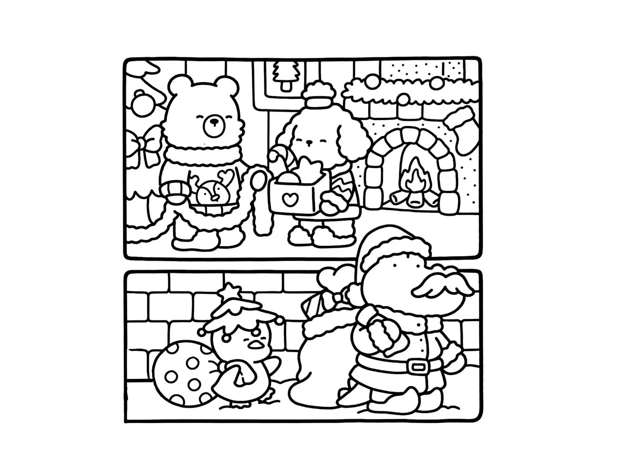 Cozy Friends Coloring Pages – 023