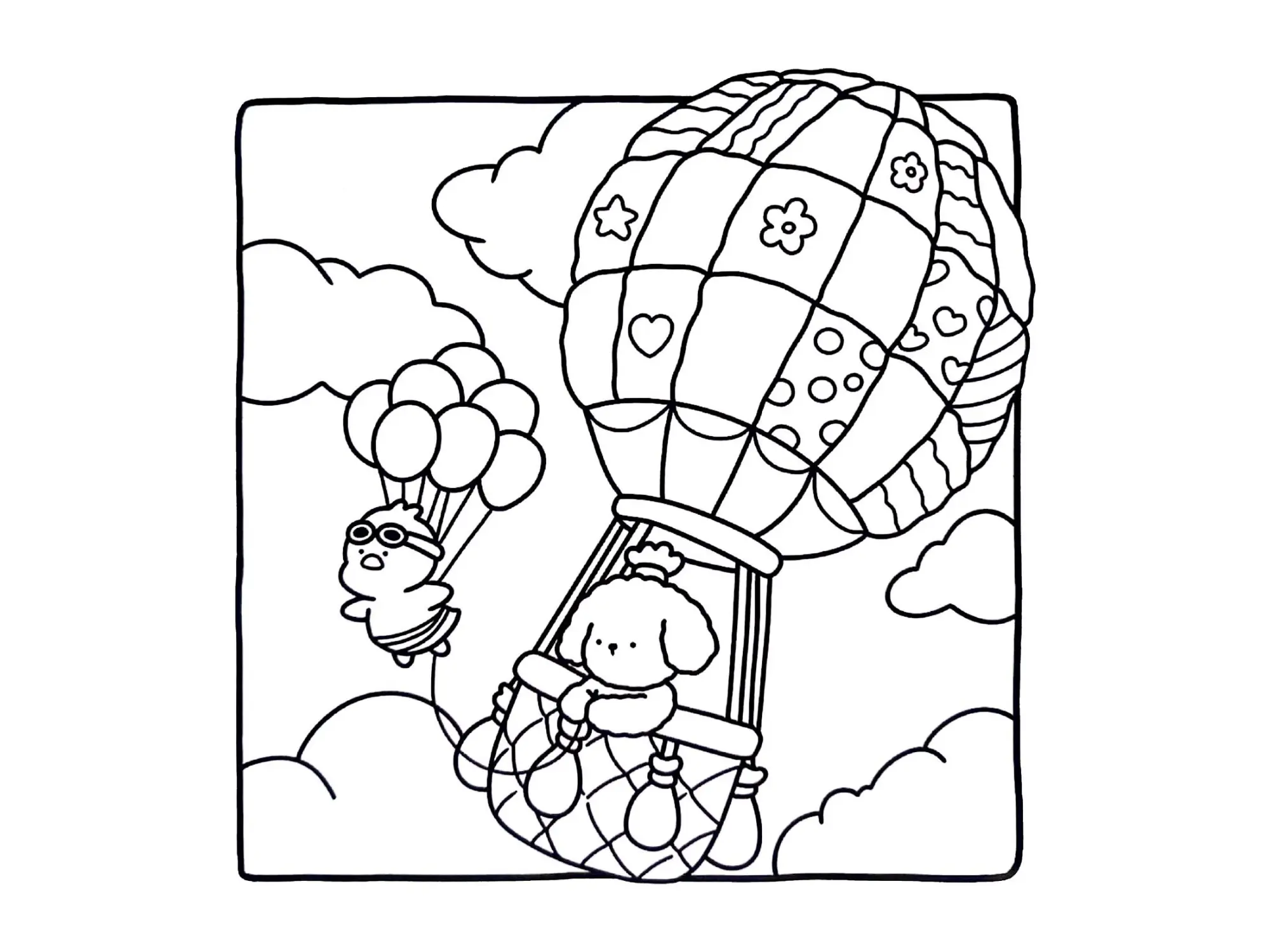 Cozy Friends Coloring Pages – 064