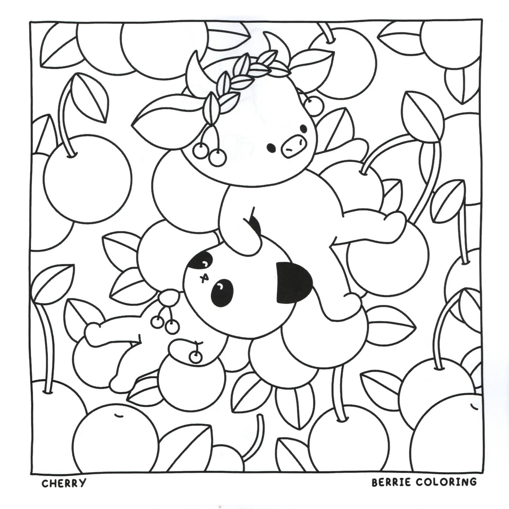 Cozy Friends Coloring Pages – 102