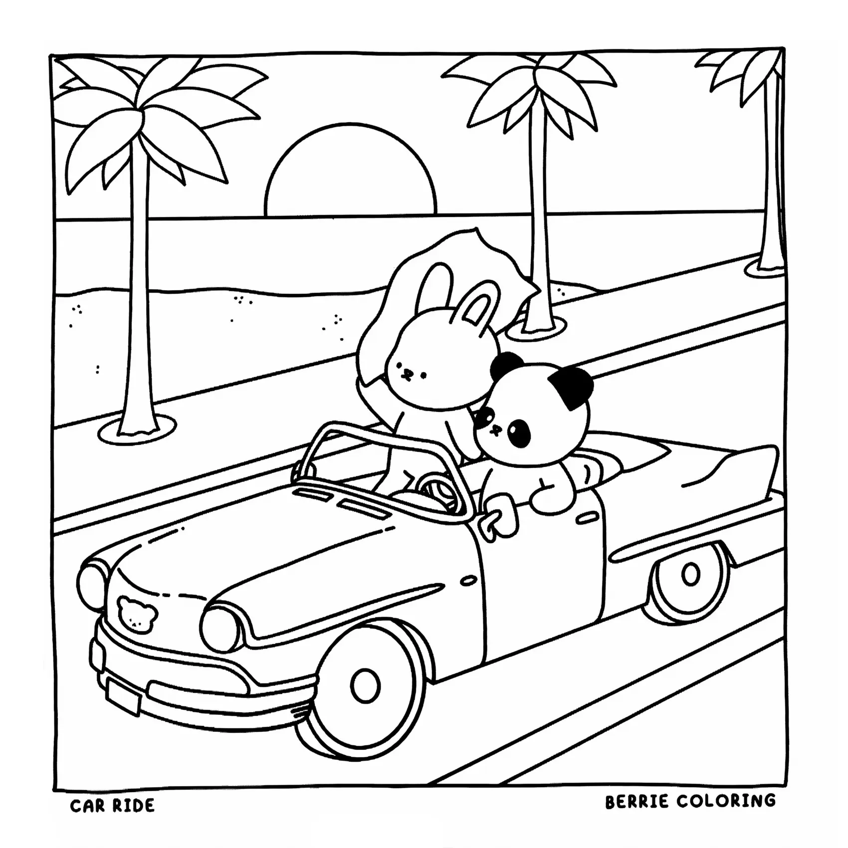 Cozy Friends Coloring Pages – 109