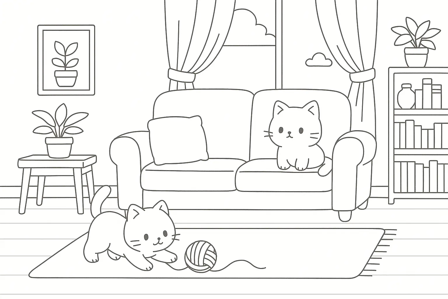 Cute Drawings Coloring Pages – 027